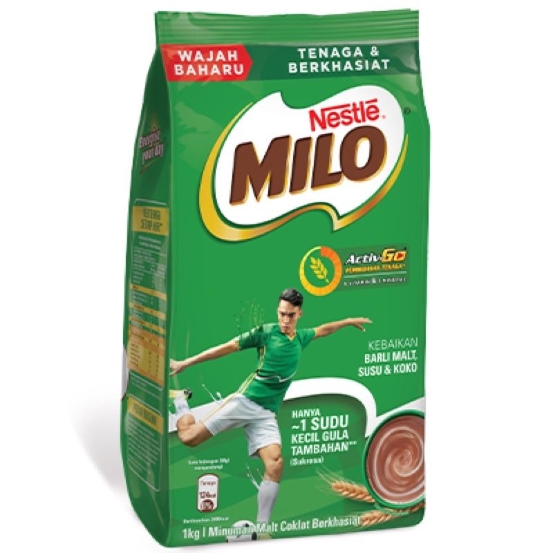 Jual Milo Malaysia active go 1kg Milo malaysia active go milo malaysia ...