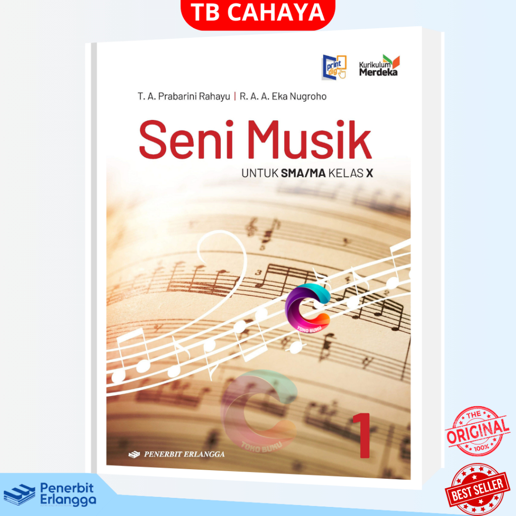 Jual BUKU SENI MUSIK SMA KELAS 10 KURIKULUM MERDEKA PENERBIT ERLANGGA ...