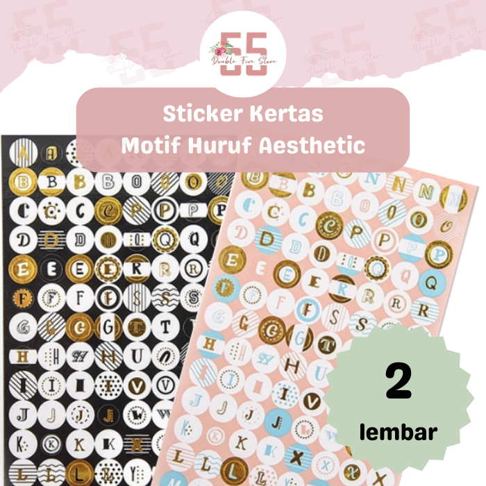 Jual Sticker Huruf Aesthetic Sticker Alphabet Aesthetic Sticker Porn