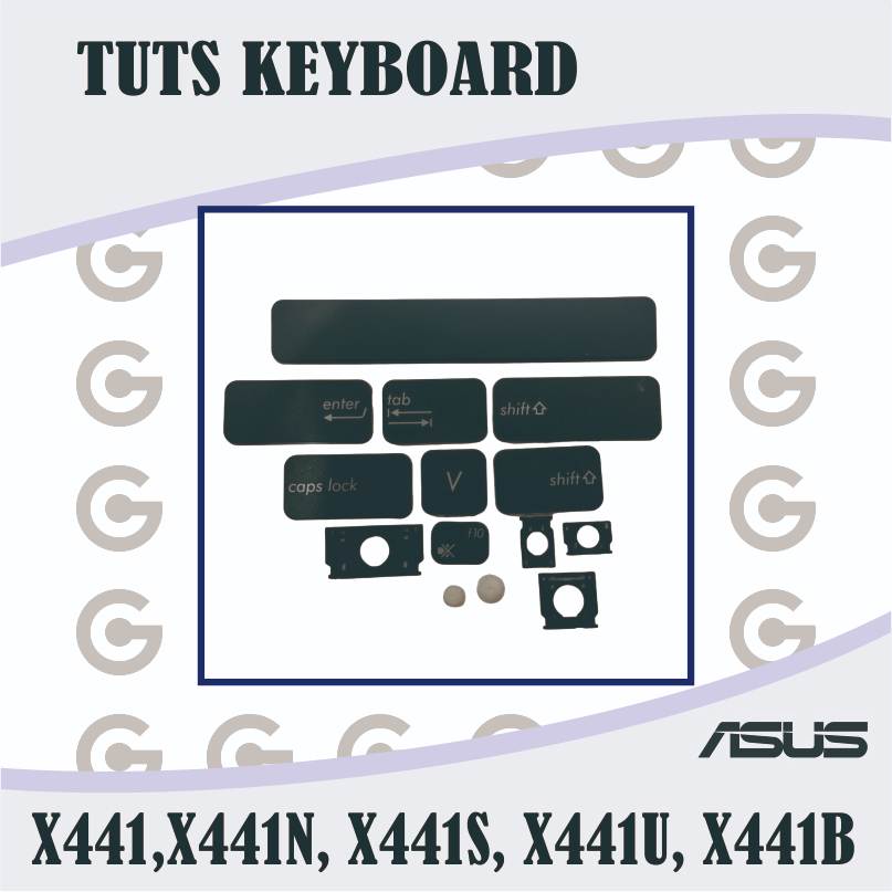 Jual TUTS + HINGE + KARET TUT KEYBOARD ASUS X441, X441M, X441N, X441S ...