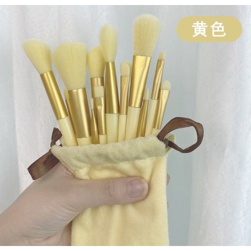 Kuas Make Up Set Isi 13 Pcs Rias Face Contour Eyeshadow Lipbrush 13pc Lengkap Ma - foto 1