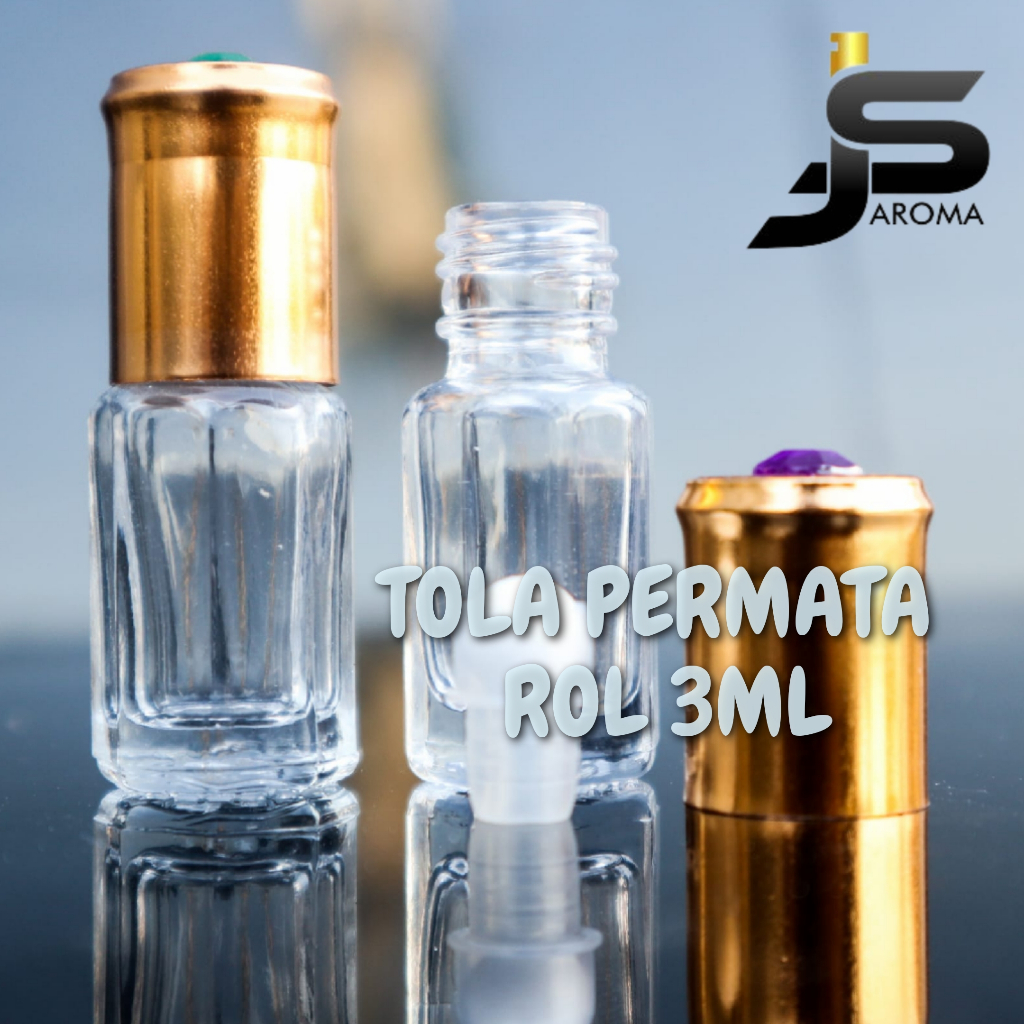 Jual Botol Parfum Tola Permata 3ml Ulir | Shopee Indonesia