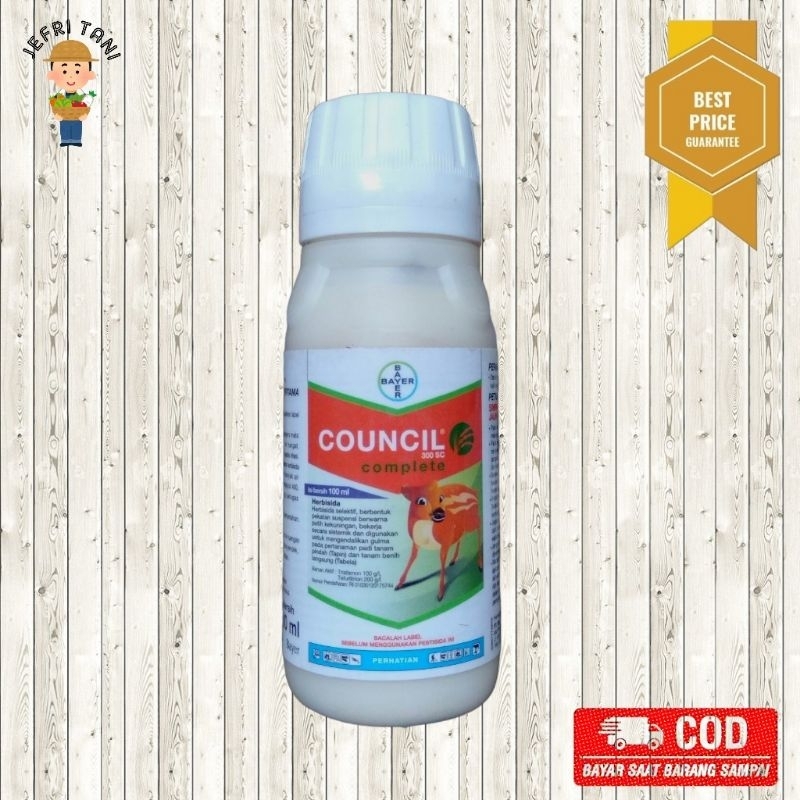 Jual Herbisida Council Completed 100ml Mengendalikan Gulma Tanaman Padi ...