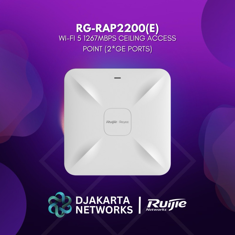 Jual RG-RAP2200(E) Ruijie Reyee RG-RAP2200E Wi-Fi 5 AC1300 Dual Band ...