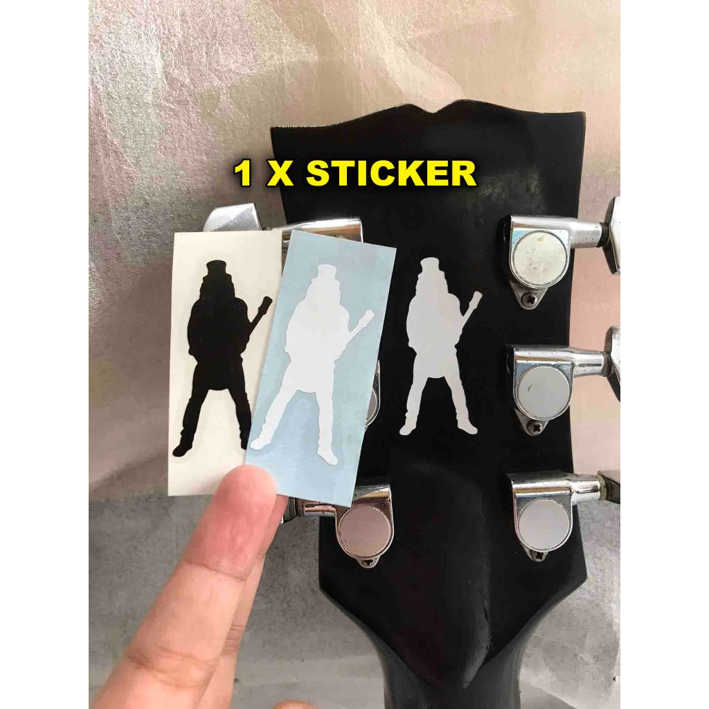 Jual Slash Figure Guns Stiker Gitar Headstock Stickers Guitar & Bass ...