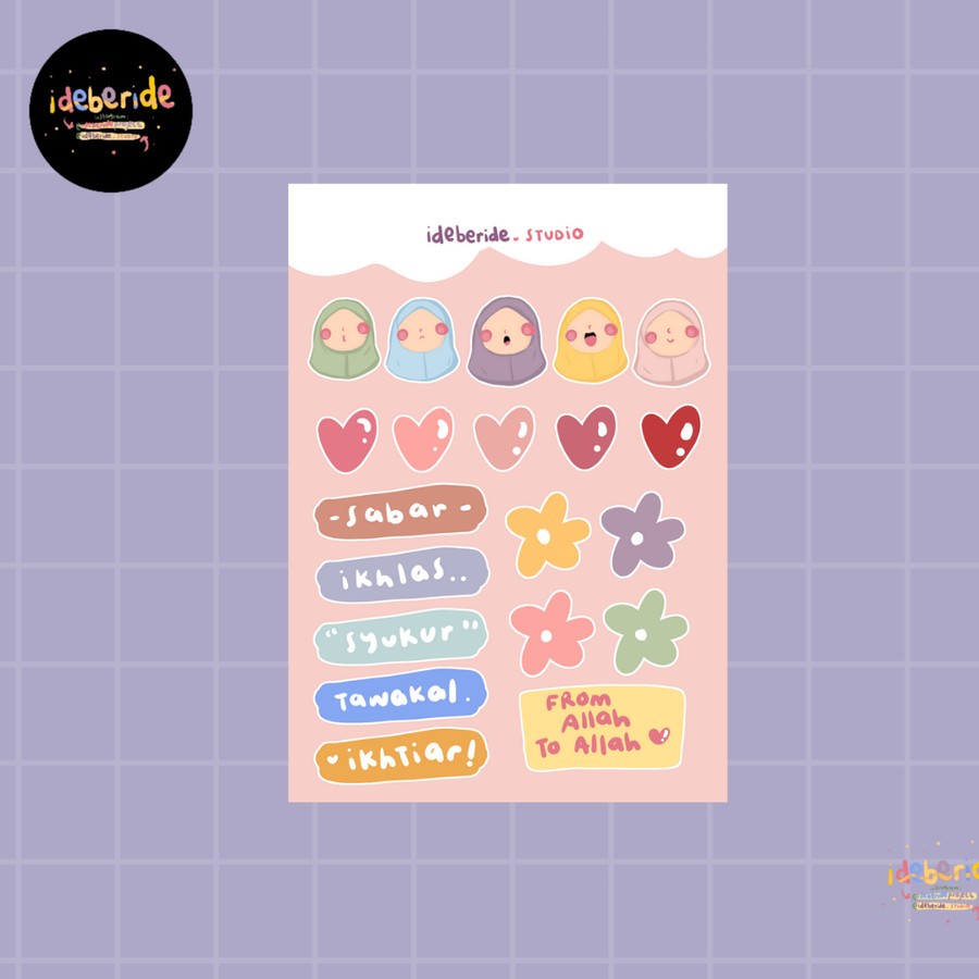 Jual Stiker | Sticker Sheet | Stiker Jurnal Rupa Rupa | Shopee Indonesia