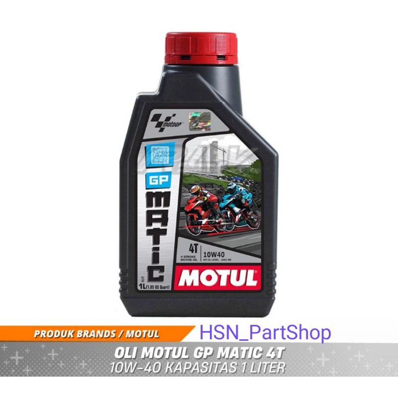 Jual MOTUL GP MATIC 4T SAE- 10w-40 1Liter OLI MOTUL GP MATIC OLINYA ...