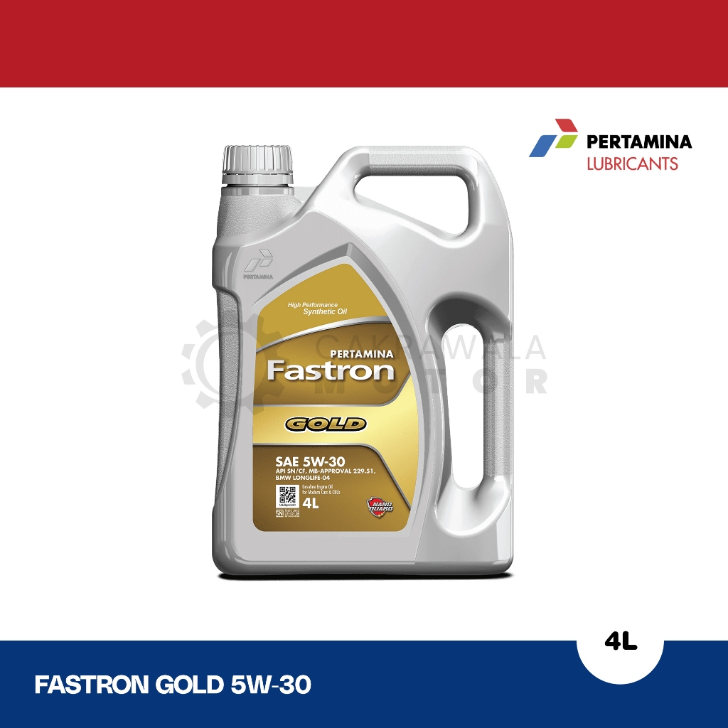 Jual Oli Mesin Mobil Fastron Gold 5W-30 4L | Shopee Indonesia