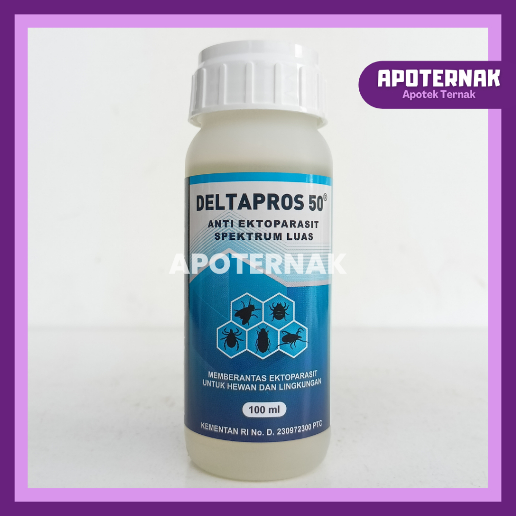 Jual DELTAPROS 100 ML - Obat Pembasmi Lalat dan Larva Lalat Caplak Kutu ...