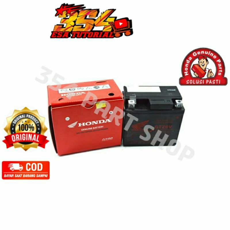 Accu (Battery) GTZ6V – BeAT Sporty, Scoopy & Vario 31500KZR602