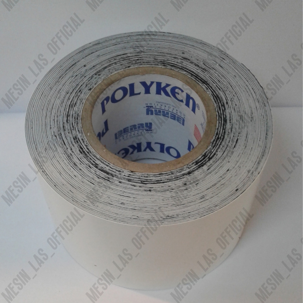 Jual Wrapping Tape Polyken/Lakban Pipa Polyken 4 Inch x 100 Feet Putih ...