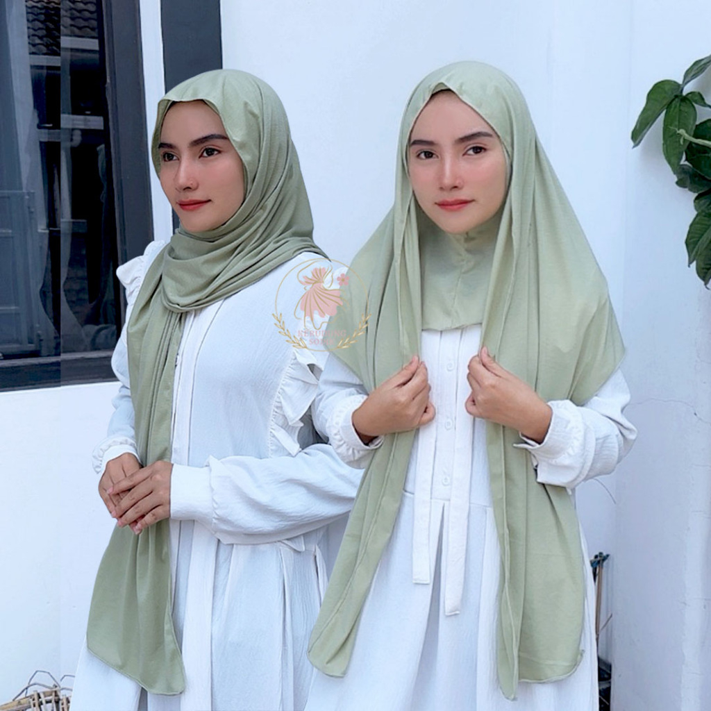 Jual Pashmina Inner Rayon Nutup Leher /Pasmina Inner Oval Rayon Nutup ...