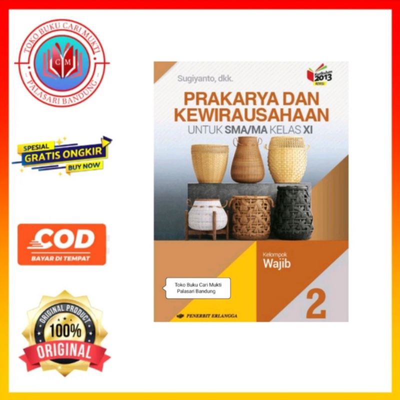 Jual Erlangga Buku Prakarya Dan Kewirausahaan Kelompok Wajib Untuk SMA ...