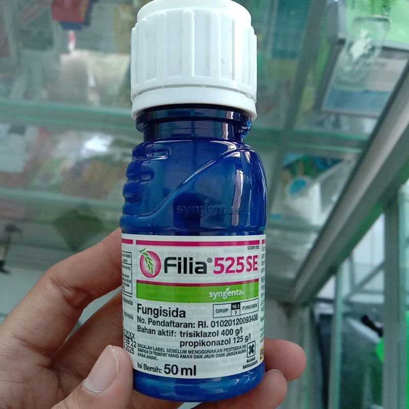 Jual Fungisida "FILIA 525 SE" / 50 ml (pengendali penyakit blas pada