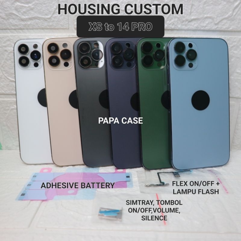 Jual HOUSING CASING BODY CUSTOM XS TO 13PRO / 14 PRO | Shopee Indonesia