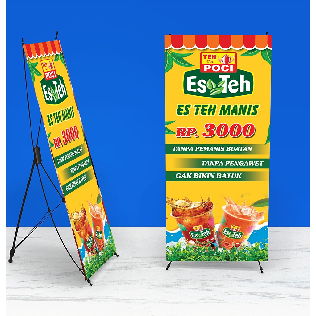 Jual x banner custome design | x banner desain suka suka | Shopee Indonesia