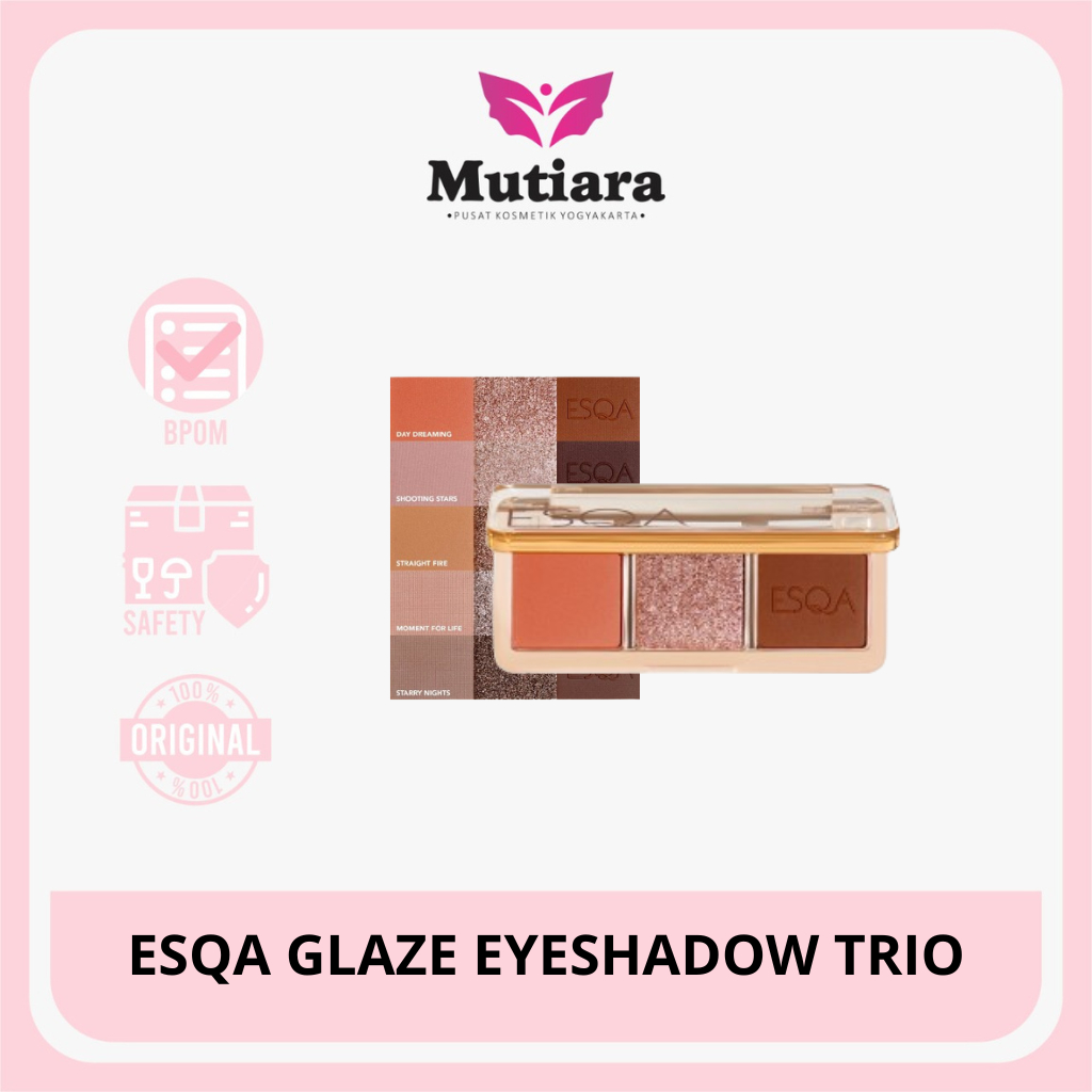 Jual ESQA GLAZE EYESHADOW TRIO Shopee Indonesia
