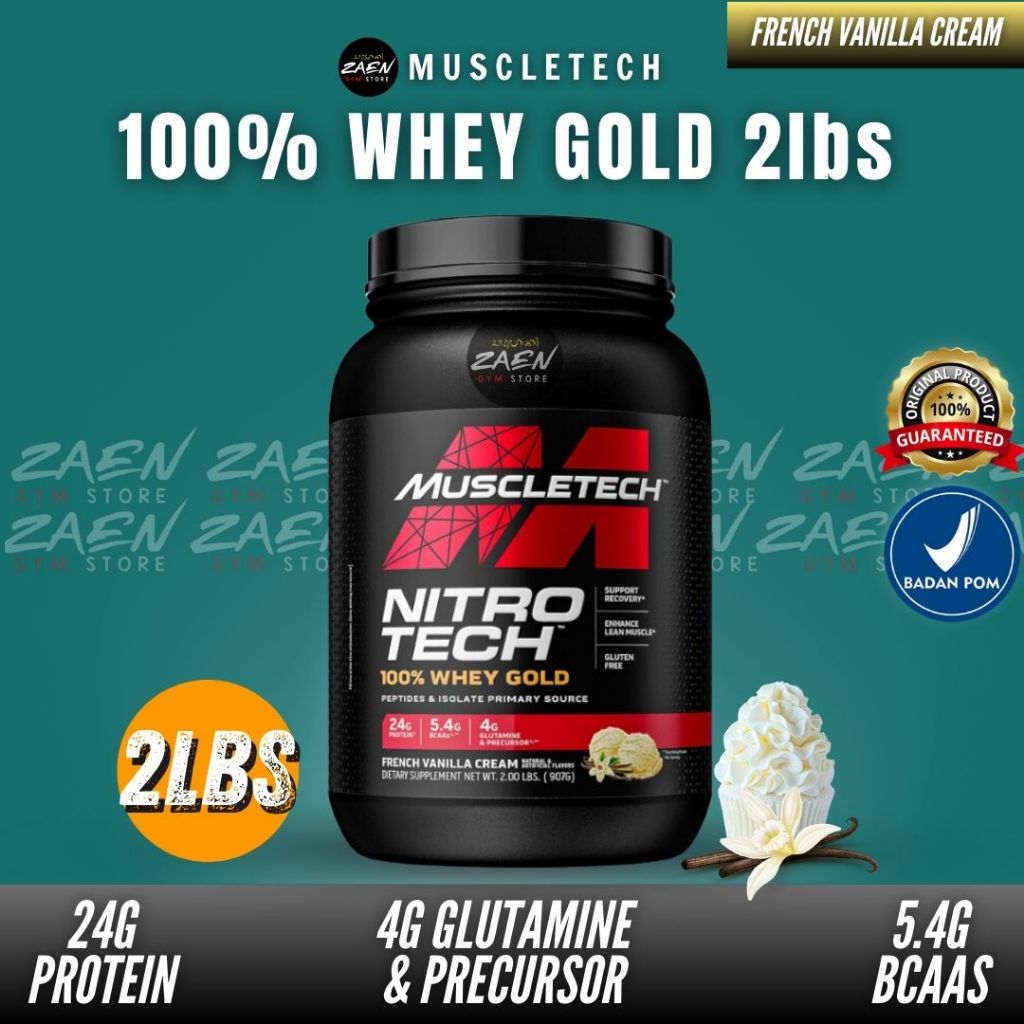 Jual MUSCLETECH Nitrotech Whey Gold 2Lbs Nitro Tech Whey Gold Standard