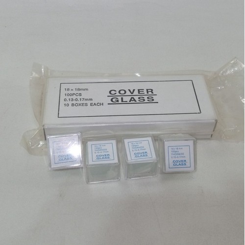 Jual Cover Glass Microscope Deck Penutup Mikroskop Per 1 Pack | Shopee ...