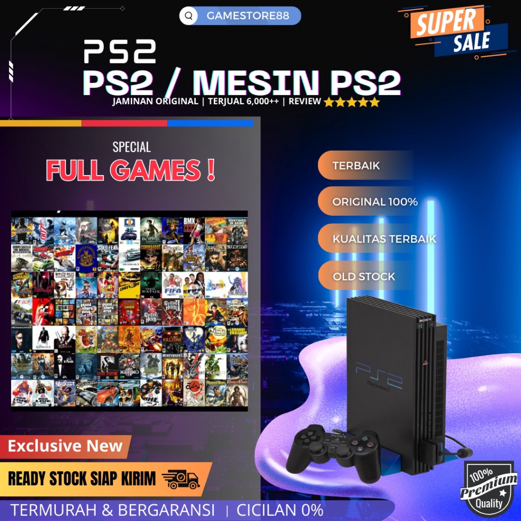 Jual PS2 PLAYSTATION 2 FULL GAME SIAP PAKAI | Shopee Indonesia