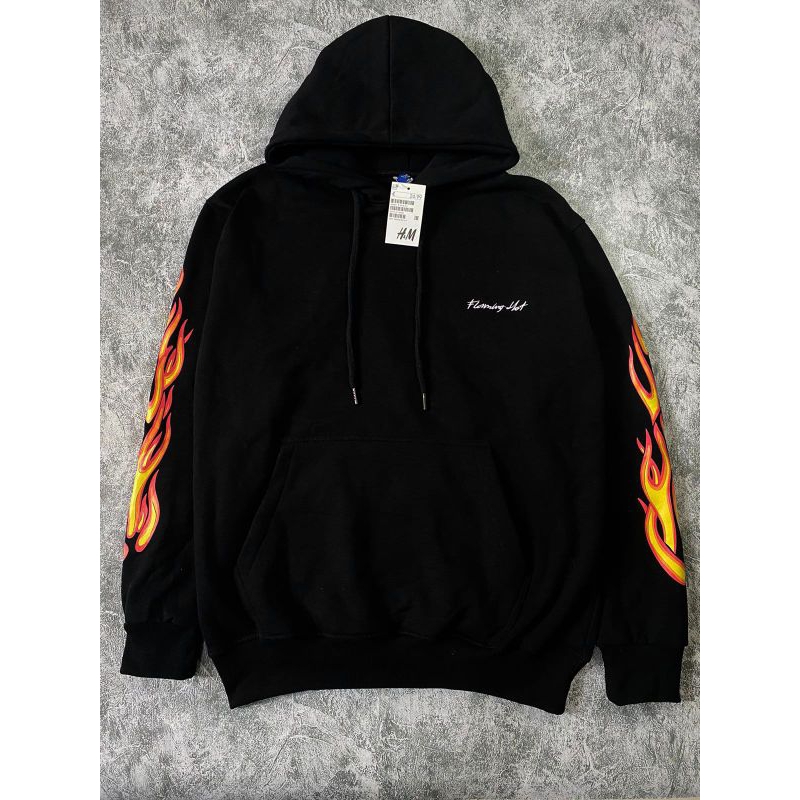 Jual HOODIE H M FLAMING HOT Shopee Indonesia