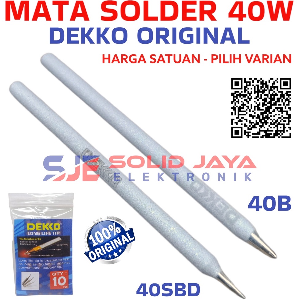 Jual Vtp MATA SOLDER DEKKO 4W TIP PAKU SOLDERING TIP DS4N 4B 4SBD DEKO