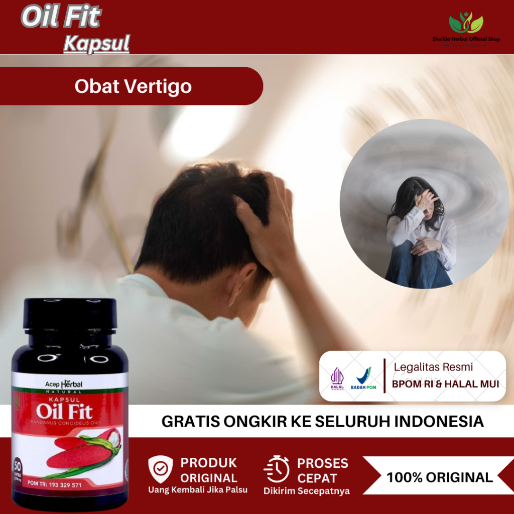 Jual Obat Vertigo Pusing Berputar Atau Terasa Melayang Sakit Kepala