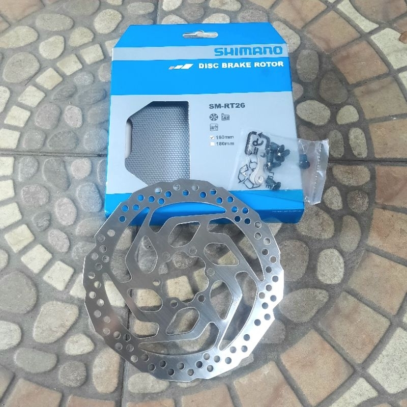Jual ROTOR SHIMANO SM RT26 6 BAUT 160mm | Shopee Indonesia