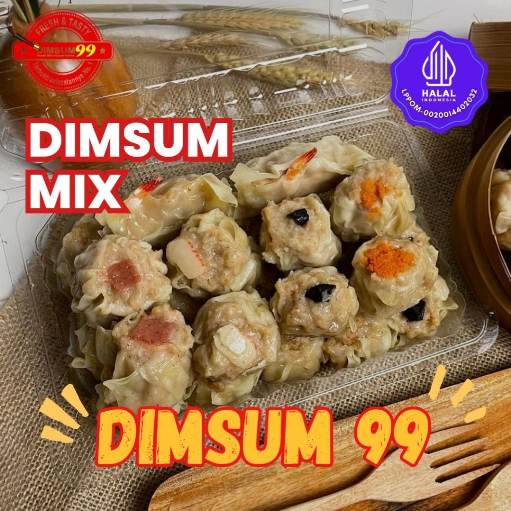 Jual Terlaris Dimsum Ayam Toping Lengkap Frozen Isi 25 Pcs Premium 