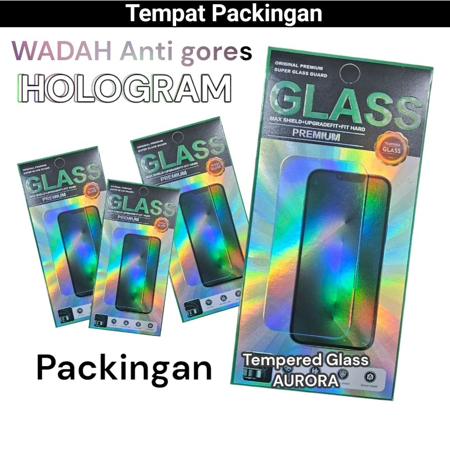 Jual Wadah Tempat Packingan Mewah Model Hologram Free Tissue Wipes Tg Packingan Tempered