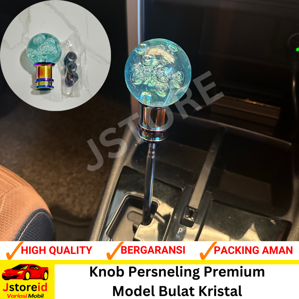 Jual Knob Persneling Mobil Manual – Model Kristal Bulat Glow in the ...