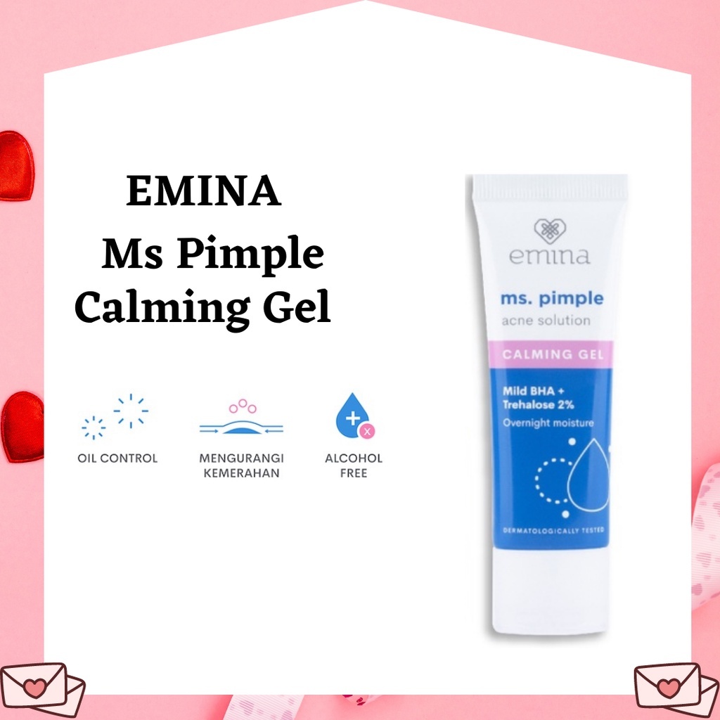 Jual Emina Ms Pimple Acne Solution Calming Gel 20 mL | Shopee Indonesia