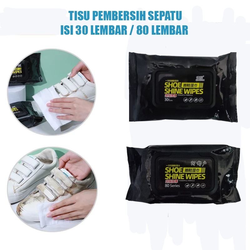 Jual Rg Tisu Basah Pembersih Sepatu Penghilang Noda Isi Dan Lembar Quick Wipes Shoe