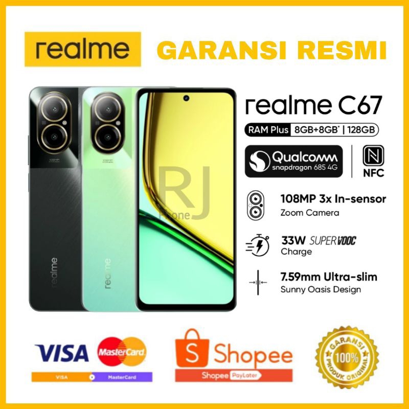 Jual REALME C67 RAM 8GB/256GB [GARANSI RESMI] | Shopee Indonesia