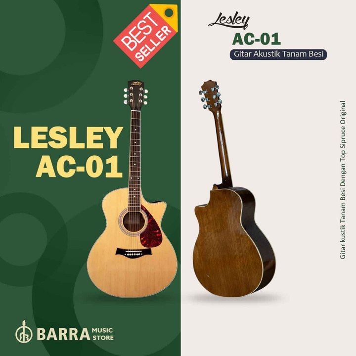 Gitar Akustik Lesley AC01 Original