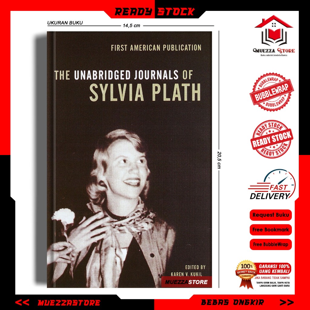 Jual The Unabridged Journals Of Sylvia Plath (english/Indonesia ...