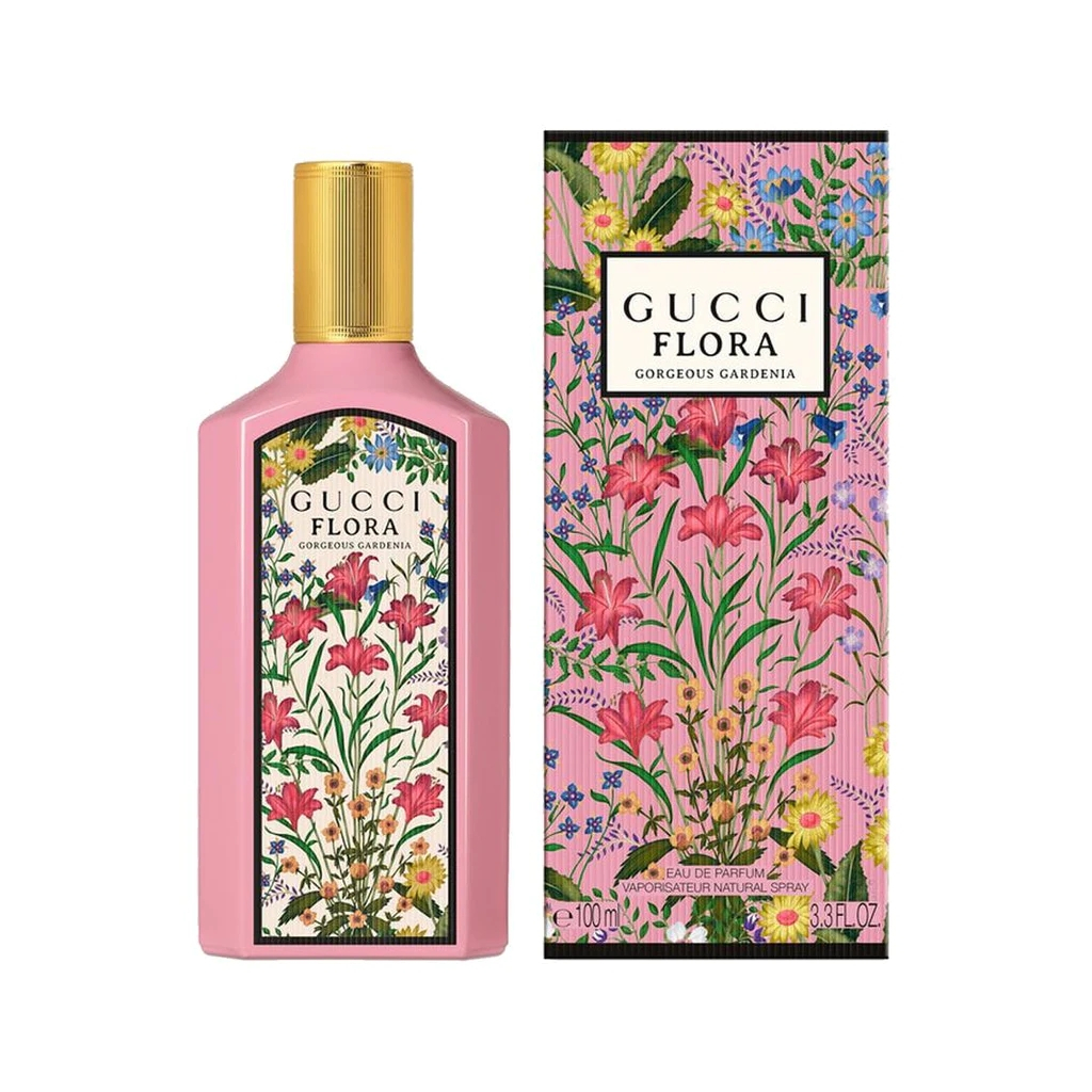 【100% Original】Parfum Wanita Gucci Flora Gorgeous Cardenia Pink FLOWER NEW  Eau De Parfum EDP 100ml
