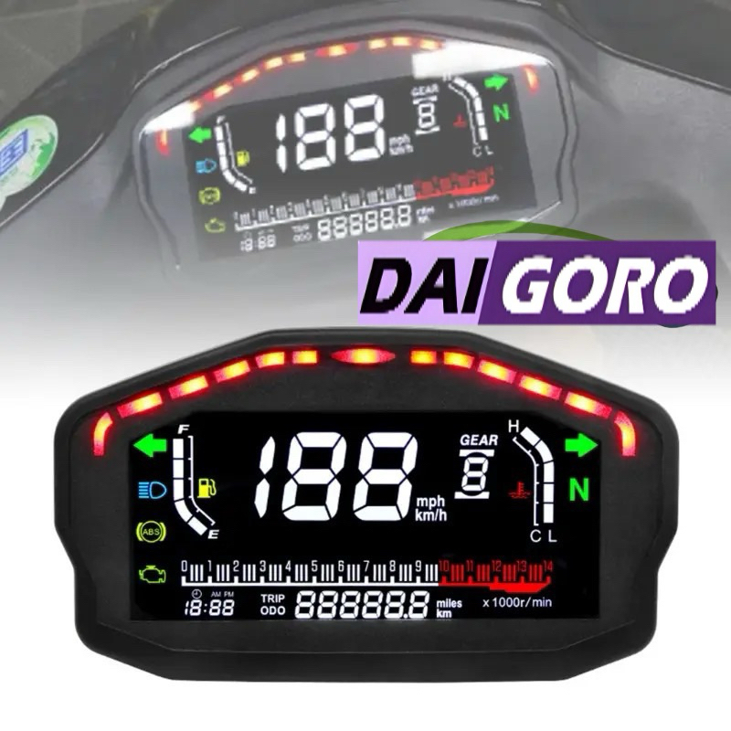 Jual Speedometer Digital RX3N Spidometer Model Koso RX3N Universal Rx