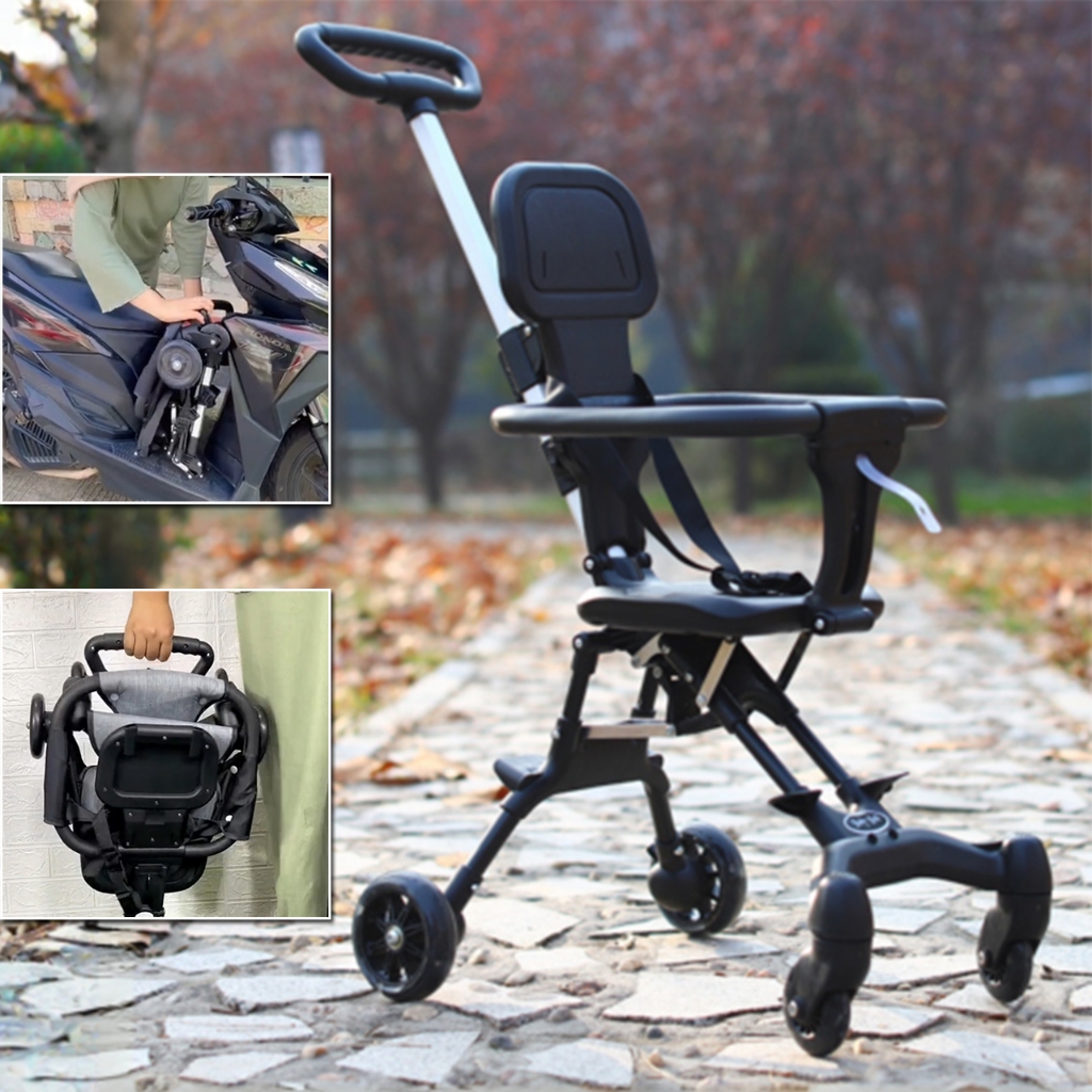 Jual FLYBB Magic Stroller Baby 2 Way Travel Lightweight Foldable New ...