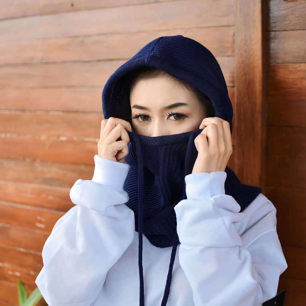 Jual BALACLAVA Rajut / Hijab Rajut Tebal. | Shopee Indonesia
