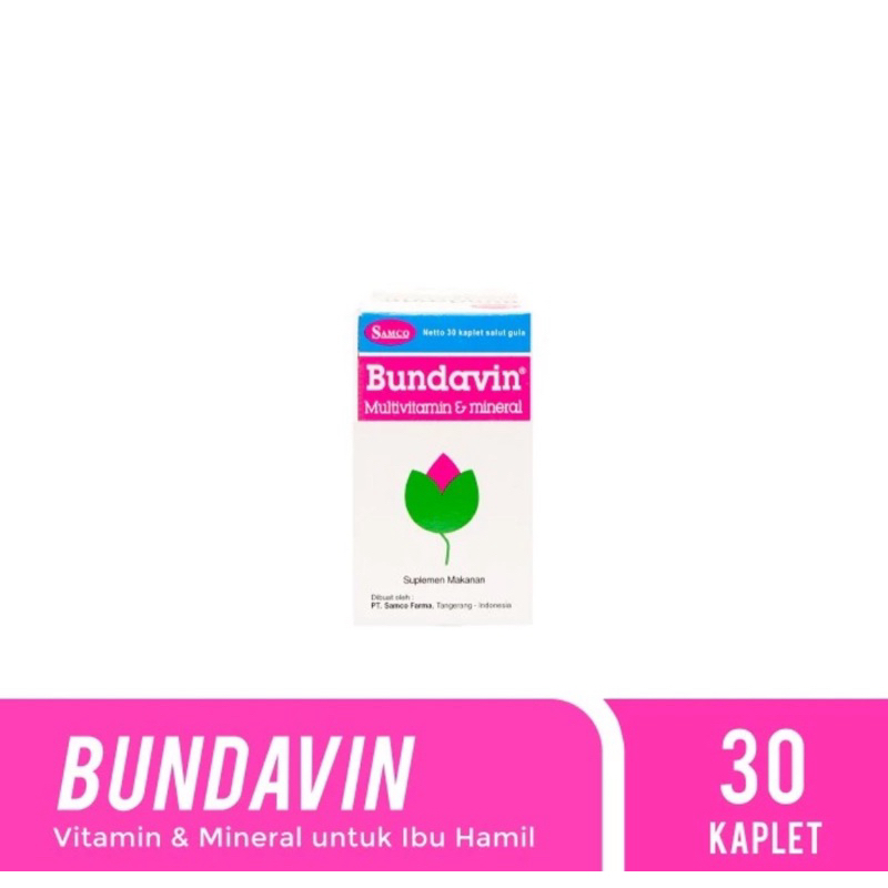 Jual BUNDAVIN BOTOL SAMCO 30 TABLET | Shopee Indonesia