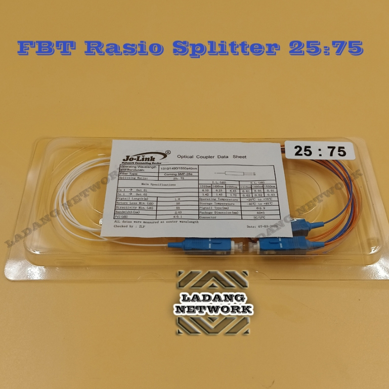 Jual FBT Rasio Splitter opsional 01:99 sd 50:50 (1 koli isi 50 pcs ...