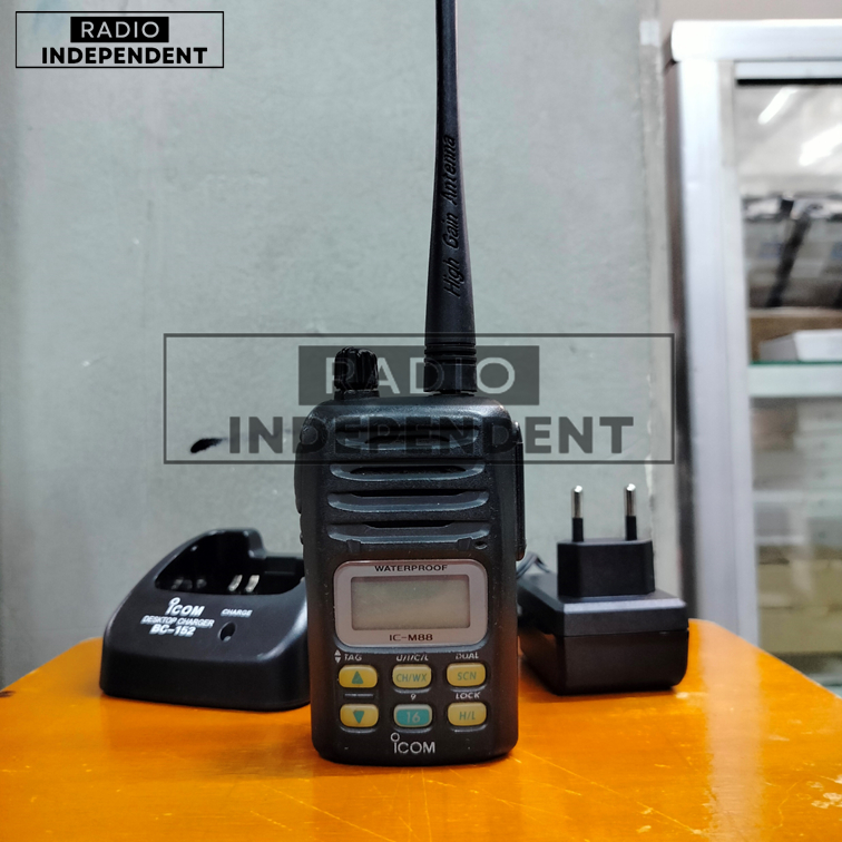 Jual HT ICOM BEKAS IC-M88 UL VHF MARINE WATERPROOF M88 VHF | Shopee ...
