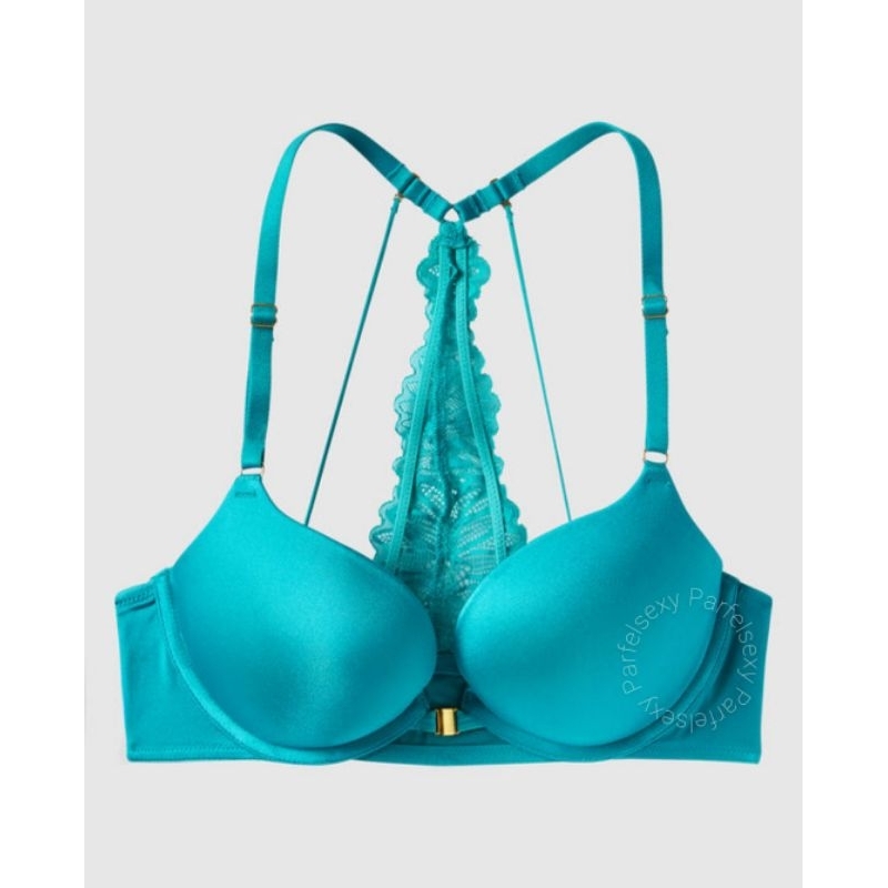 Jual La Senza Beyond Sexy Bra Push Up Gel Level 3 Beach Teal 32b Bukaan Depan 60217147 