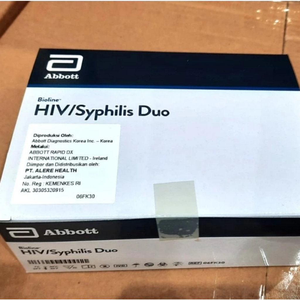 Jual Alat Test SD Bioline HIV / Syphilis Duo Isi 1 pcs Abbott Alat Test HIV / Sifilis Duo
