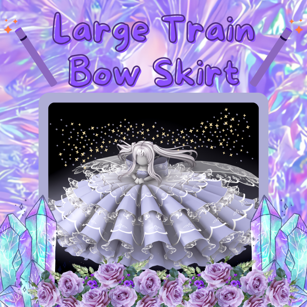 Jual Large Train Bow Skirt {Very High Demand} - Royale High | Shopee ...