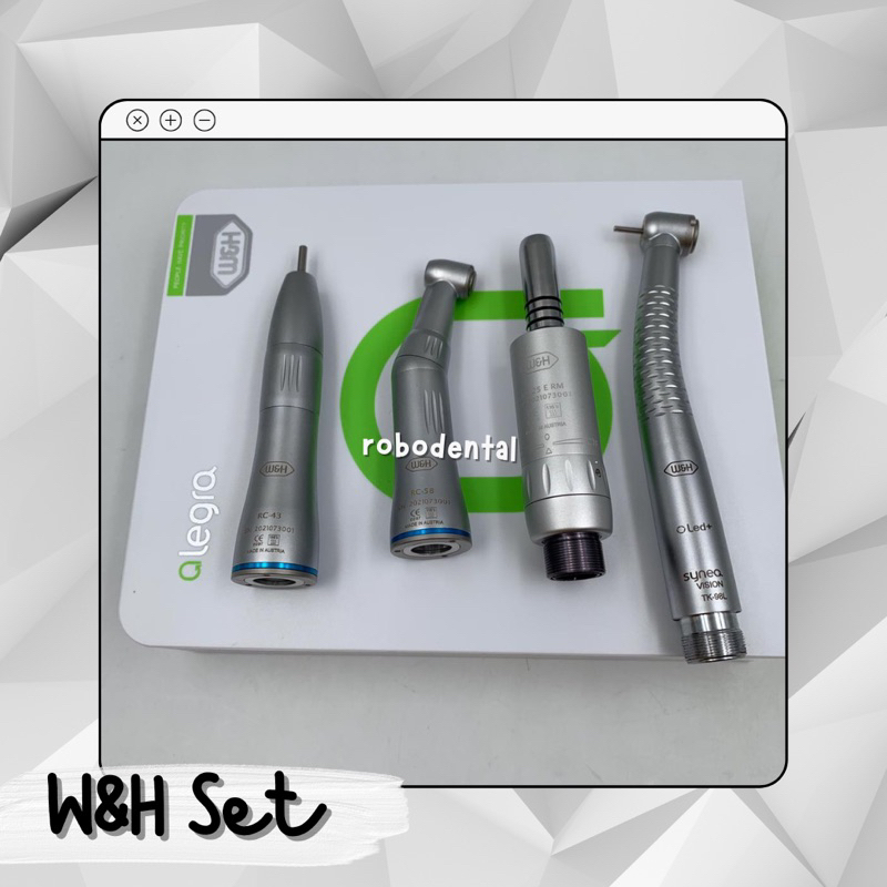 Jual W&H HIGHSPEED DAN LOWSPEED SET / WNH HANDPIECE SET 5 LED | Shopee ...