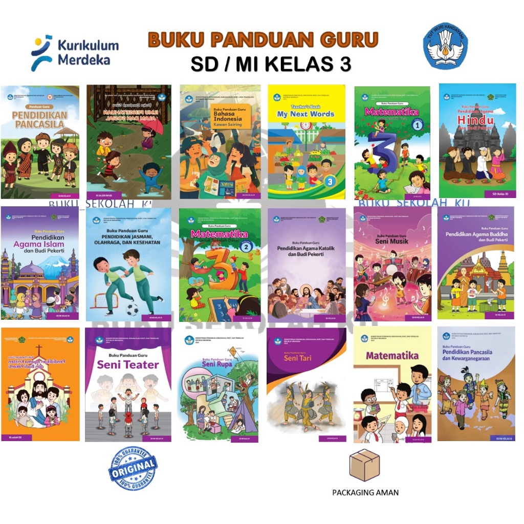Jual Buku Panduan Guru Kelas 3 SD / MI Kelas III Kurikulum Merdeka ...
