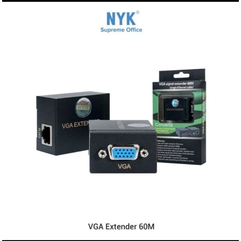 Jual VGA EXTENDER BOX 60M NYK | Shopee Indonesia