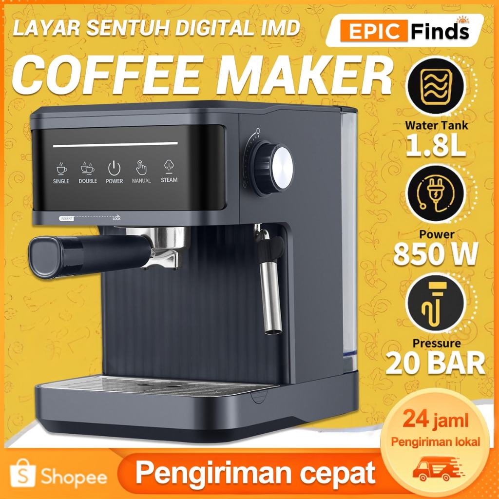 Promo Simplus Coffee Maker 1.5L Mesin Pembuat Kopi Low Watt Mesin